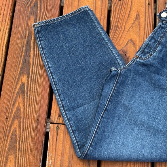 NWT Daily Blue Denim By AG Mid Wash Wide Barrel Jeans Size 24 - Picture 4 of 13